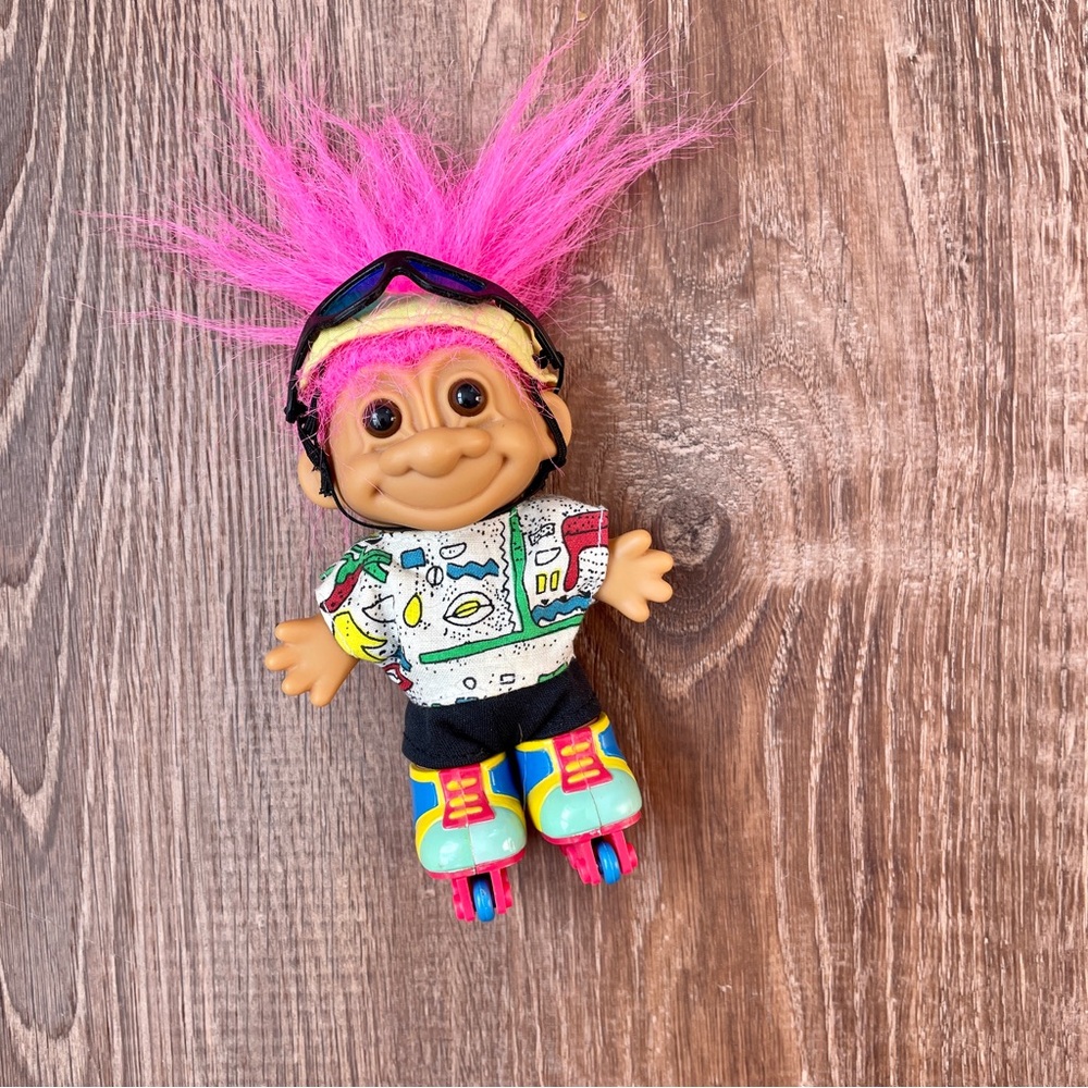 90s Vintage Retro‎ Russ Troll Doll Skater Rollerblade Pink
Hair Item 18478